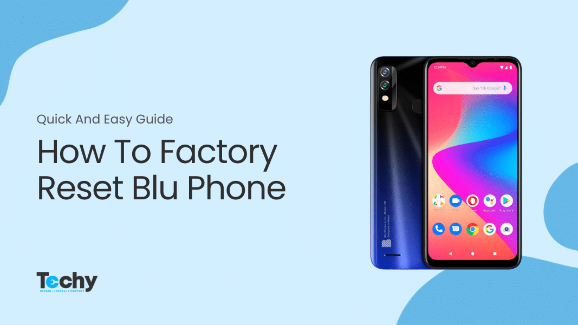 How To Factory Reset BLU Phone
