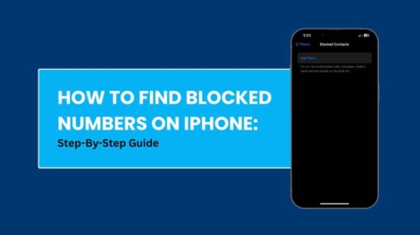 How to find blocked numbers on iPhone