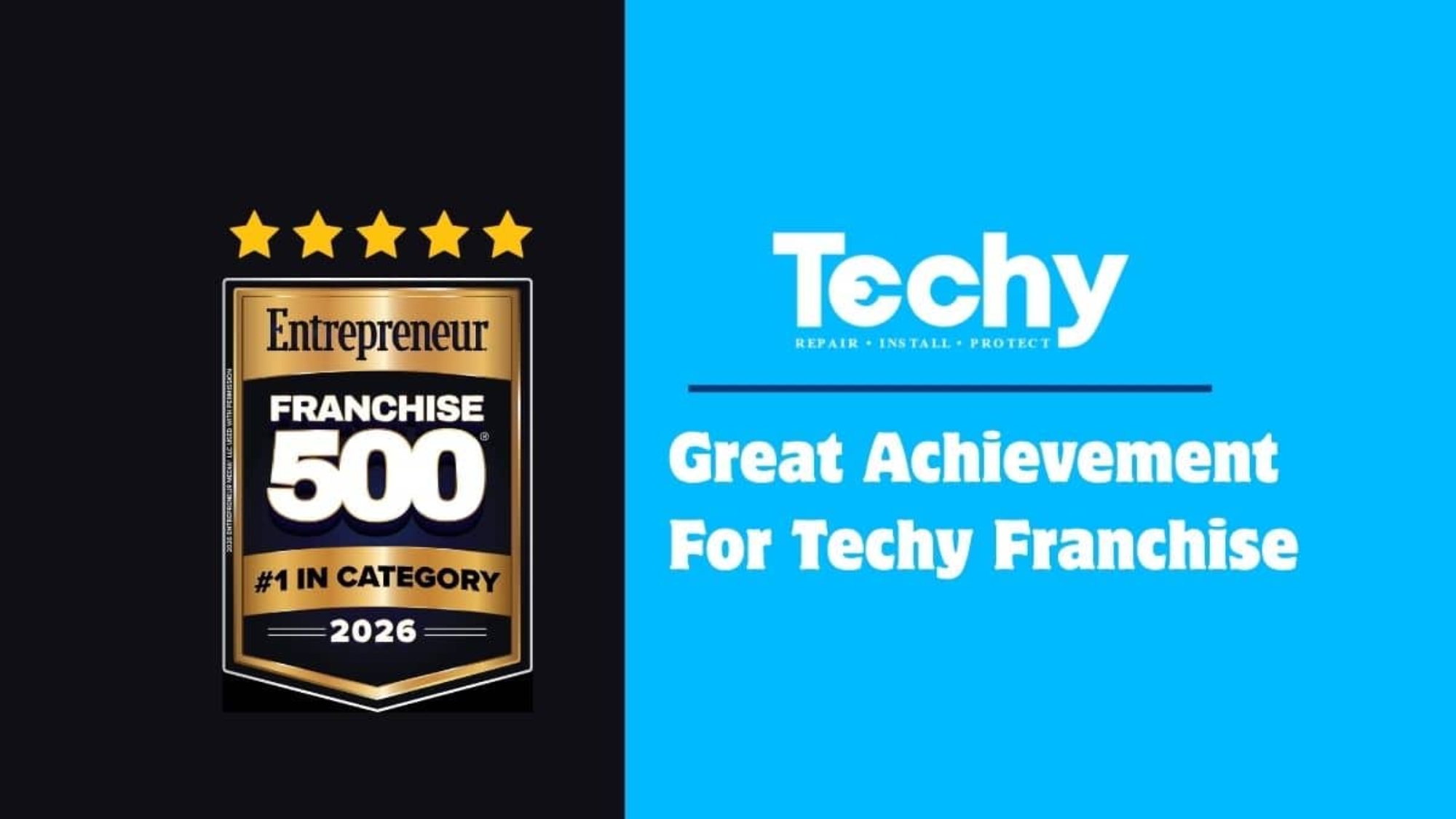 Techy Named Among the Top Franchises in Entrepreneur