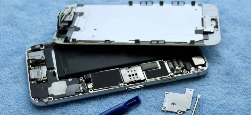 Open the iPhone carefully