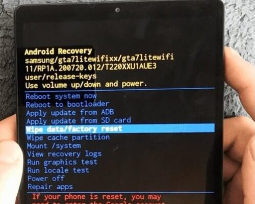 Hard Reset a Samsung Tablet